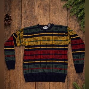 🧵 Vintage 90s X StatX Crewneck Sweater – Men’s M – Made in Korea